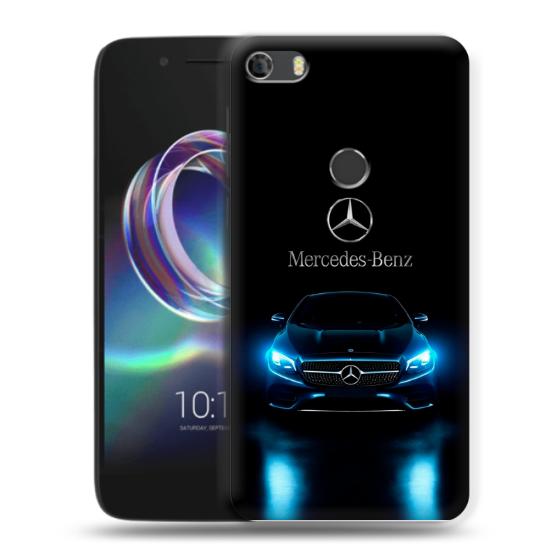 Силиконовый чехол на Alcatel Idol 5 с принтом Mercedes Мерседес Силиконовый чехол на Alcatel Idol 5 с принтом Mercedes Мерседес