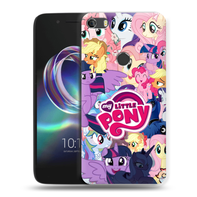Силиконовый чехол на Alcatel Idol 5 с принтом My little pony Дружба чудо Силиконовый чехол на Alcatel Idol 5 с принтом My little pony Дружба чудо