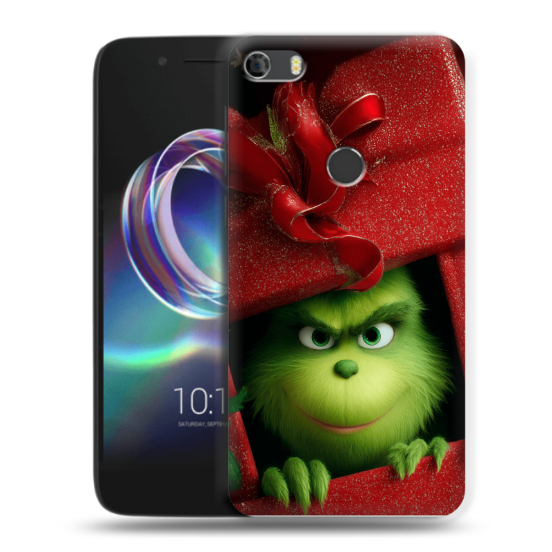 Силиконовый чехол на Alcatel Idol 5 с принтом Новый год Силиконовый чехол на Alcatel Idol 5 с принтом Новый год
