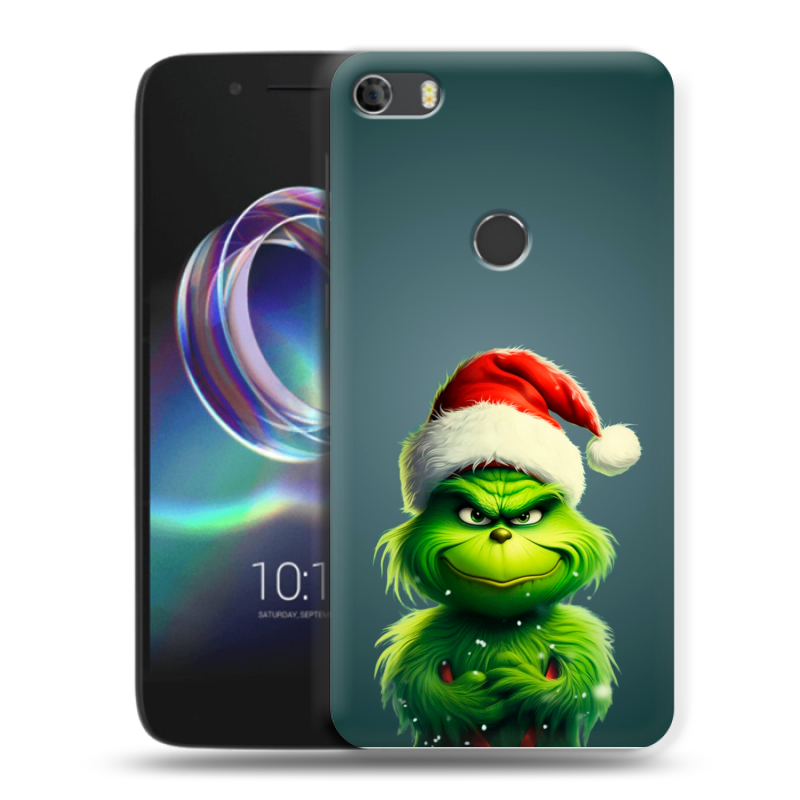 Силиконовый чехол на Alcatel Idol 5 с принтом Новый год Силиконовый чехол на Alcatel Idol 5 с принтом Новый год