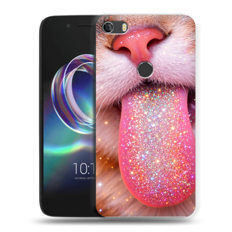 Силиконовый чехол на Alcatel Idol 5 с принтом для девочек Силиконовый чехол на Alcatel Idol 5 с принтом для девочек