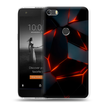 Силиконовый чехол на Alcatel Idol 5S с принтом Яркие абстракции