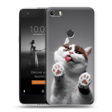Силиконовый чехол на Alcatel Idol 5S с принтом Коты