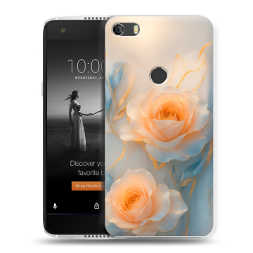 Силиконовый чехол на Alcatel Idol 5S с принтом Женский