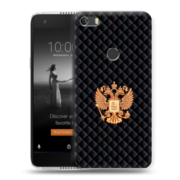 Силиконовый чехол на Alcatel Idol 5S с принтом Герб России принт
