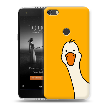 Силиконовый чехол на Alcatel Idol 5S с принтом Утка
