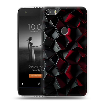 Силиконовый чехол на Alcatel Idol 5S с принтом Абстракция