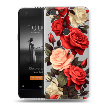 Силиконовый чехол на Alcatel Idol 5S с принтом Розы Силиконовый чехол на Alcatel Idol 5S с принтом Розы