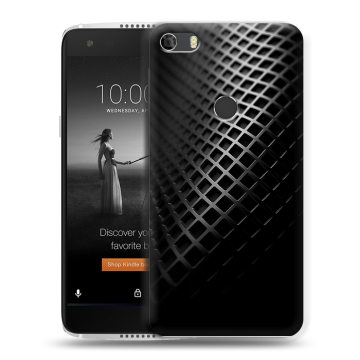 Силиконовый чехол на Alcatel Idol 5S с принтом Текстура металла