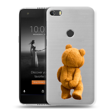 Силиконовый чехол на Alcatel Idol 5S с принтом Медведь Силиконовый чехол на Alcatel Idol 5S с принтом Медведь