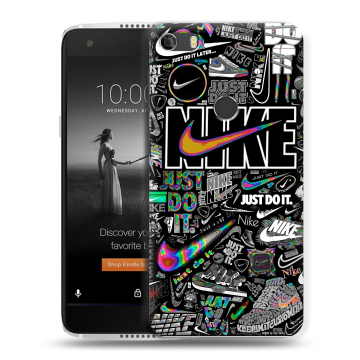 Силиконовый чехол на Alcatel Idol 5S с принтом Найк Силиконовый чехол на Alcatel Idol 5S с принтом Найк