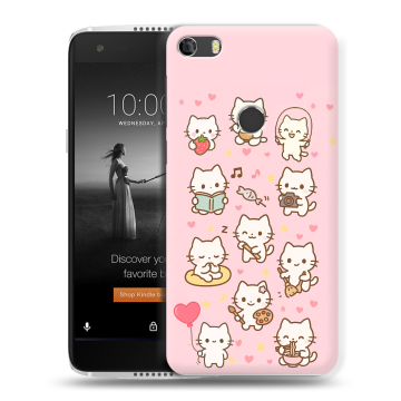 Силиконовый чехол на Alcatel Idol 5S с принтом Hello Kitty Хелоу Кити Силиконовый чехол на Alcatel Idol 5S с принтом Hello Kitty Хелоу Кити