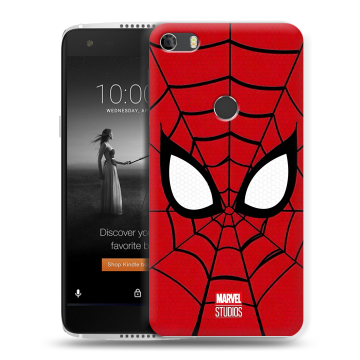 Силиконовый чехол на Alcatel Idol 5S с принтом человек паук spiderman Силиконовый чехол на Alcatel Idol 5S с принтом человек паук spiderman