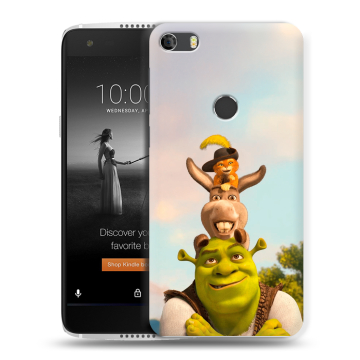 Силиконовый чехол на Alcatel Idol 5S с принтом Шрек Shrek