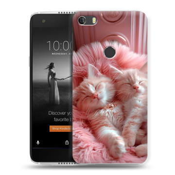 Силиконовый чехол на Alcatel Idol 5S с принтом котята котики Силиконовый чехол на Alcatel Idol 5S с принтом котята котики