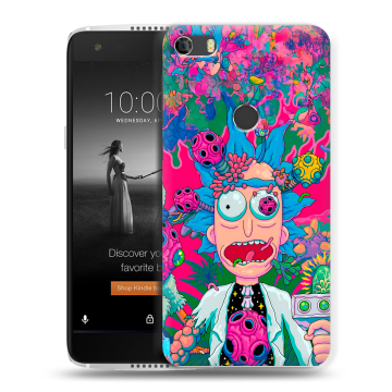 Силиконовый чехол на Alcatel Idol 5S с принтом Рик и Морти Rick Morty Силиконовый чехол на Alcatel Idol 5S с принтом Рик и Морти Rick Morty