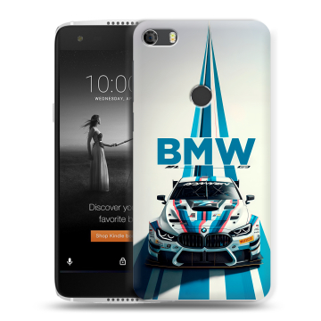 Силиконовый чехол на Alcatel Idol 5S с принтом БМВ BMW Силиконовый чехол на Alcatel Idol 5S с принтом БМВ BMW