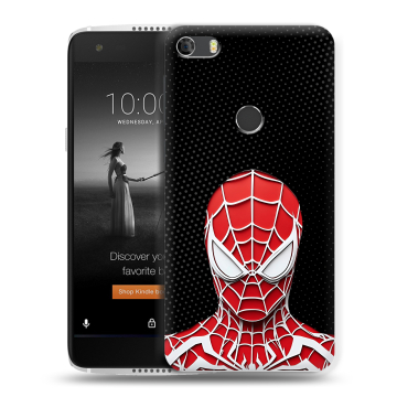 Силиконовый чехол на Alcatel Idol 5S с принтом человек паук spiderman