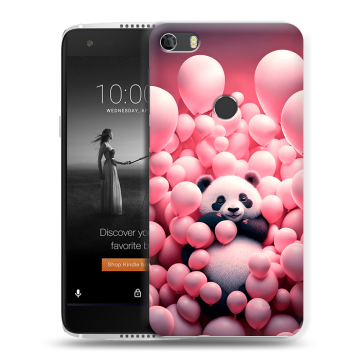 Силиконовый чехол на Alcatel Idol 5S с принтом Панда
