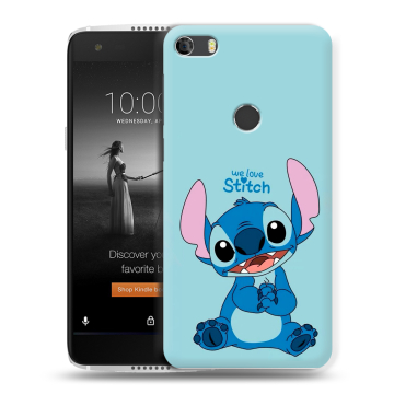 Силиконовый чехол на Alcatel Idol 5S с принтом Лило и Стич Силиконовый чехол на Alcatel Idol 5S с принтом Лило и Стич
