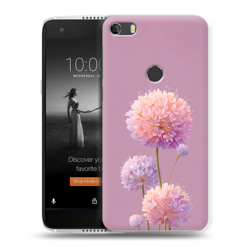 Силиконовый чехол на Alcatel Idol 5S с принтом Цветы