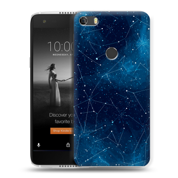 Силиконовый чехол на Alcatel Idol 5S с принтом Космос звезды