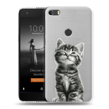 Силиконовый чехол на Alcatel Idol 5S с принтом Котенок Силиконовый чехол на Alcatel Idol 5S с принтом Котенок