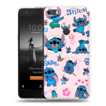 Силиконовый чехол на Alcatel Idol 5S с принтом Лило и Стич