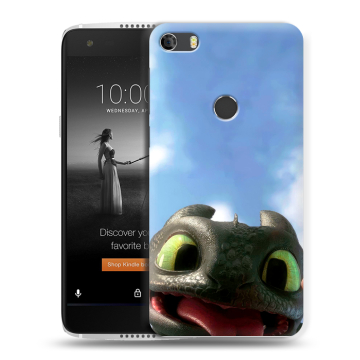 Силиконовый чехол на Alcatel Idol 5S с принтом Как приручить дракона Силиконовый чехол на Alcatel Idol 5S с принтом Как приручить дракона