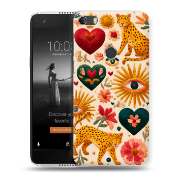 Силиконовый чехол на Alcatel Idol 5S с принтом Модный принт