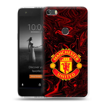 Силиконовый чехол на Alcatel Idol 5S с принтом Manchester United