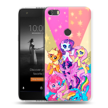 Силиконовый чехол на Alcatel Idol 5S с принтом My little pony Дружба чудо