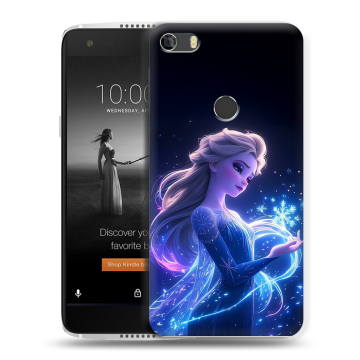 Силиконовый чехол на Alcatel Idol 5S с принтом Холодное сердце Frozen Силиконовый чехол на Alcatel Idol 5S с принтом Холодное сердце Frozen