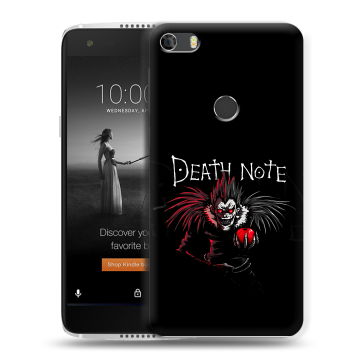 Силиконовый чехол на Alcatel Idol 5S с принтом Death note Тетрадь смерти