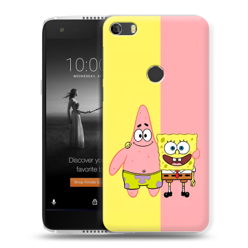 Силиконовый чехол на Alcatel Idol 5S с принтом Спанч боб Спанчбоб Силиконовый чехол на Alcatel Idol 5S с принтом Спанч боб Спанчбоб