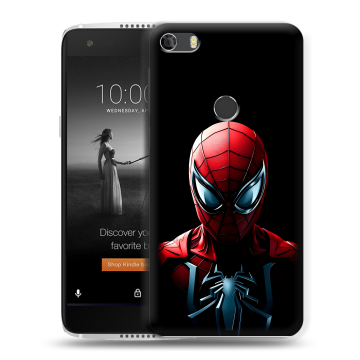 Силиконовый чехол на Alcatel Idol 5S с принтом Spiderman Человек паук Силиконовый чехол на Alcatel Idol 5S с принтом Spiderman Человек паук