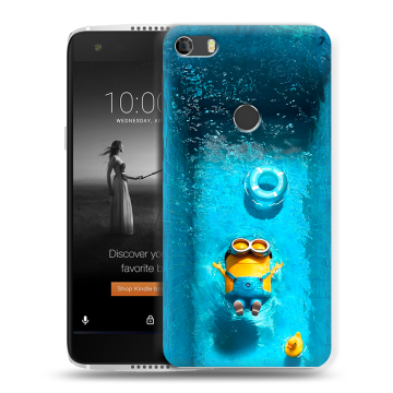 Силиконовый чехол на Alcatel Idol 5S с принтом Миньоны Силиконовый чехол на Alcatel Idol 5S с принтом Миньоны