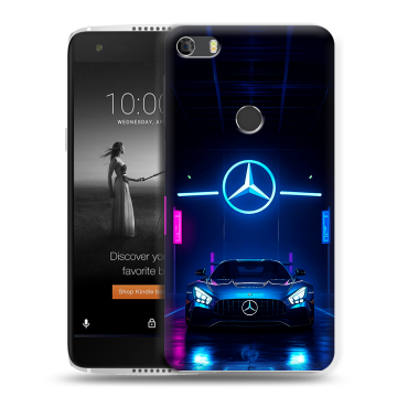 Силиконовый чехол на Alcatel Idol 5S с принтом Mercedes Мерседес Силиконовый чехол на Alcatel Idol 5S с принтом Mercedes Мерседес