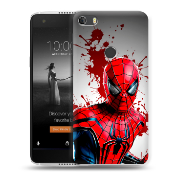 Силиконовый чехол на Alcatel Idol 5S с принтом Spiderman Человек паук Силиконовый чехол на Alcatel Idol 5S с принтом Spiderman Человек паук