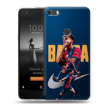 Силиконовый чехол на Alcatel Idol 5S с принтом Барселона Barca Yamal Силиконовый чехол на Alcatel Idol 5S с принтом Барселона Barca Yamal