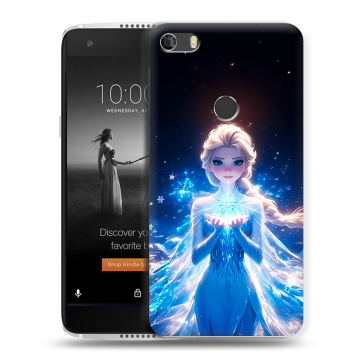 Силиконовый чехол на Alcatel Idol 5S с принтом Холодное сердце Frozen Силиконовый чехол на Alcatel Idol 5S с принтом Холодное сердце Frozen