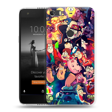 Силиконовый чехол на Alcatel Idol 5S с принтом Gravity Falls Гравити Фолз Силиконовый чехол на Alcatel Idol 5S с принтом Gravity Falls Гравити Фолз