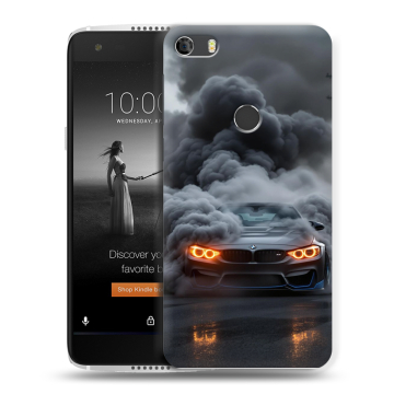 Силиконовый чехол на Alcatel Idol 5S с принтом BMW БМВ Силиконовый чехол на Alcatel Idol 5S с принтом BMW БМВ