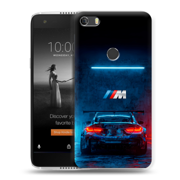 Силиконовый чехол на Alcatel Idol 5S с принтом BMW БМВ Силиконовый чехол на Alcatel Idol 5S с принтом BMW БМВ