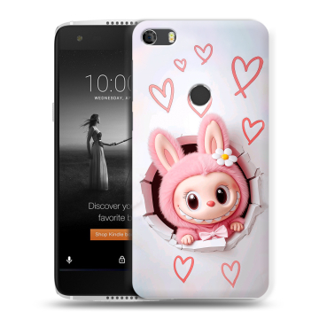 Силиконовый чехол на Alcatel Idol 5S с принтом Labubu Лабубу Силиконовый чехол на Alcatel Idol 5S с принтом Labubu Лабубу
