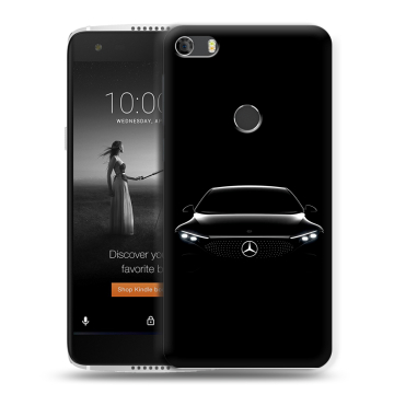 Силиконовый чехол на Alcatel Idol 5S с принтом Mercedes Мерседес