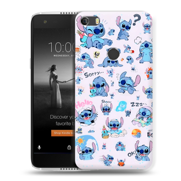 Силиконовый чехол на Alcatel Idol 5S с принтом Лило и Стич Силиконовый чехол на Alcatel Idol 5S с принтом Лило и Стич