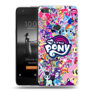 Силиконовый чехол на Alcatel Idol 5S с принтом My little pony Дружба чудо Силиконовый чехол на Alcatel Idol 5S с принтом My little pony Дружба чудо