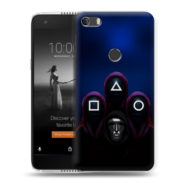 Силиконовый чехол на Alcatel Idol 5S с принтом Игра Кальмара