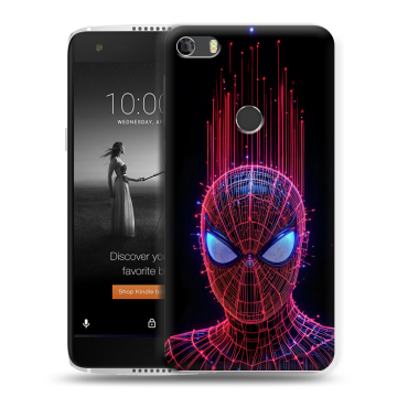 Силиконовый чехол на Alcatel Idol 5S с принтом Spiderman Человек паук Силиконовый чехол на Alcatel Idol 5S с принтом Spiderman Человек паук